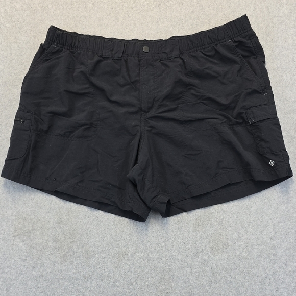 Columbia Pants - Columbia Women’s Black Outdoor Shorts XL Elastic Waist Hiking Utility